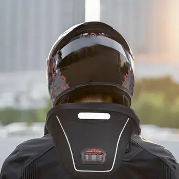 Мотоциклетная поддержка шеи Буферная лента Для крепления Велосипедного шейного бандажа Защищает шею Легко носить Велосипедный шейный бандаж для мотоцикла