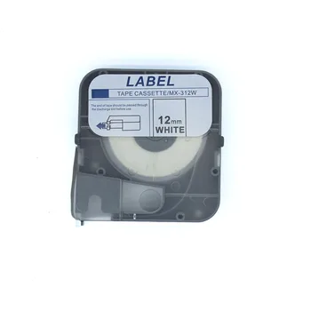 Наклейка для этикеток mx-312w 12 мм белая кассета с лентой Для max Letatwin маркировочный кабель для принтера lm-380e, lm-390a/PC, lm-400a, lm-370e