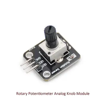 Модуль аналоговой ручки поворотного потенциометра для электронных блоков Arduino