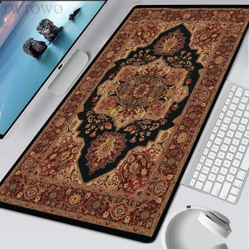 Коврик для мыши, Новый Компьютерный Большой коврик для мыши, Настольные коврики, Красивый персидский ковер из натурального каучука, противоскользящий коврик для геймера