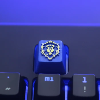 Для Cherry Mx Switch Механическая Игровая Клавиатура Из Алюминиевого Сплава с Подсветкой Клавишных Колпачков World Of Warcraft Design ESC Custom Keycap