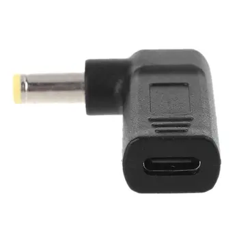Тип USB C Женский до 5,5x1,7 мм Адаптер Питания Штекер Конвертер Зарядное Устройство для ноутбука acer для aspire 5630 5735 5920 5535 5738