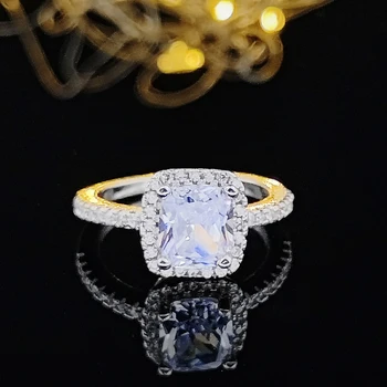 Оригинальный твердый дизайн, дизайнерские кольца серебристого цвета, два цвета для женщин, свадебные украшения для помолвки, персонализированные украшения на палец R466