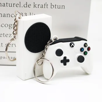 Xbox Simulation Drop Glue Консоль Игровая Ручка Брелок Для ключей, Подвеска в стиле мальчиков, Простая игра в Прилив, Подвесные Украшения, Подарки