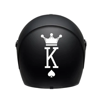 Виниловая наклейка Motorcycle King для декора моторного шлема Royal K Stickers