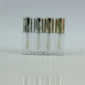 50 шт./лот 0,8 мл высококачественный пустой прозрачный тюбик блеска для губ флакон бальзама для губ контейнер в бутылках многоразового использования