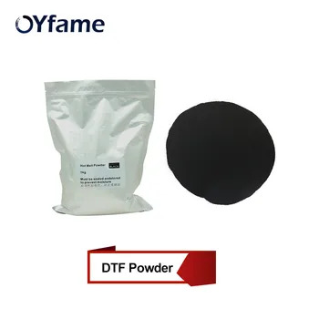 Порошок расплава черного горячего расплава OYfame DTF Powder Black для принтера DTF с прямой пленочной печатью DTF Ink PET Film Powder printing machine