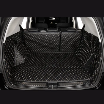 Прочный Изготовленный на Заказ Кожаный коврик багажника автомобиля для Mitsubishi Lancer EX 2008-2015 2016 2017 Автомобильные Аксессуары для ковров, Детали интерьера Syling