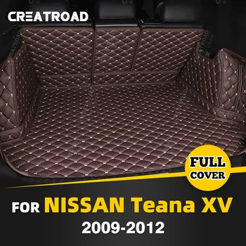 Автоматический коврик для багажника с полным покрытием Nissan Teana XV 2009-2012 11 10, накладка для багажника автомобиля, Аксессуары для защиты салона грузового лайнера
