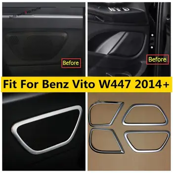 Дверной Стереодинамик, Звуковое оформление, рамка, накладка, подходит для Mercedes-Benz Vito W447 2014-2021 Аксессуары для интерьера