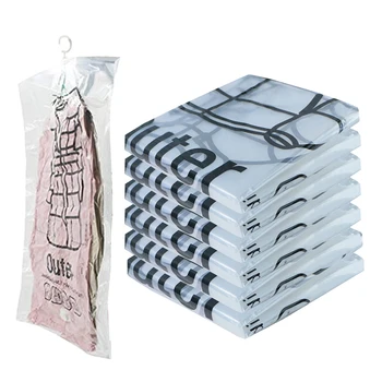 Подвесной шкаф Вакуумные сумки для хранения Средний и Большой Органайзер Szie, Экономящий пространство В шкафу, Сжатая Вешалка Для организации одежды