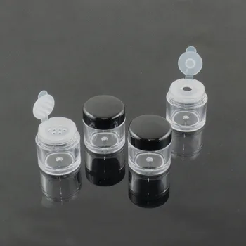5 МЛ/1 г пластиковая банка горшок жестяная бутылка рассыпчатая пудра футляр для теней для век контейнер для дизайна ногтей гель для губ, бальзам, крем для макияжа, косметическая упаковка