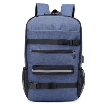 Сумка-рюкзак для скейтборда, противоугонный замок с паролем, USB-зарядка, сумка на плечо, мужская женская сумка для отдыха, компьютерная сумка для путешествий