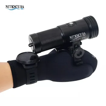 Nitescuba M40 Светодиодный фонарик для дайвинга 4000 Люмен IP68 лампа Водонепроницаемый видео светодиодный фонарь для кемпинга 100 м ночная подводная фотосъемка