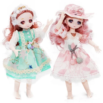 30 см Милая кукла 2D аниме с лицом 1/6 BJD кукла Принцесса Кукла Детская игрушка для девочек подарок на День рождения куклы Lol