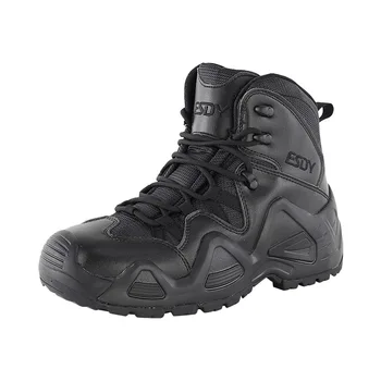 Уличная нескользящая дышащая водонепроницаемая походная обувь, Военные тренировочные боевые тактические ботинки, Мужская альпинистская треккинговая обувь