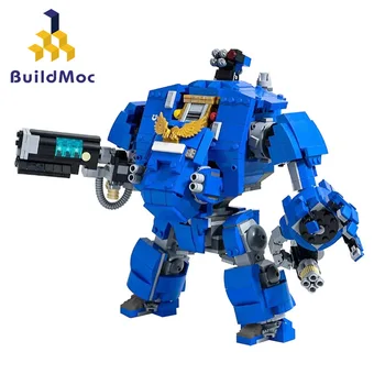 MOC Высокотехнологичный Робот Primaris Redemptor Строительные Блоки Dreadnought Интеллектуальный Робот Автомобиль Оружие Кирпичные Игрушки для Детей Подарки