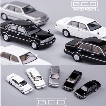 GCD 1: 64 Crown 155 ЧЕРНО-белая миниатюрная коллекция моделей автомобилей, отлитых под давлением