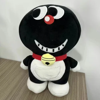 Лимитированная Черная Плюшевая игрушка Doraemon, Милые Аниме, Креативные темные плюшевые игрушки, Мягкая кукла Kawaii, подарок детям на День рождения