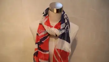 120 шт./лот шарф с флагом Великобритании, шарф united kindom