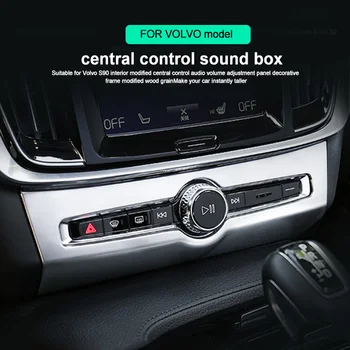 автомобильная наклейка для Volvo xc60 панель регулировки звука декоративные наклейки s90 v90 v90cc пункт стайлинга автомобилей