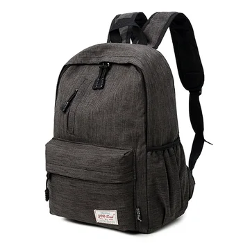 Повседневный холщовый рюкзак для ноутбука, женские модные однотонные школьные рюкзаки, сумка для мужчин, дорожный рюкзак Mochila