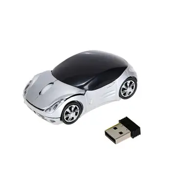 Мышь для ноутбука, USB, 1600 точек на дюйм, интересная портативная автомобильная мышь, Компьютерные аксессуары, беспроводная мышь, 2,4 ГГц, фотоэлектрическая