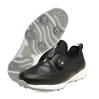 Профессиональная Мужская обувь для гольфа, Водонепроницаемая нескользящая, высококачественная, для отдыха на открытом воздухе, пара тренировочных ботинок для гольфа, Размер 38-46