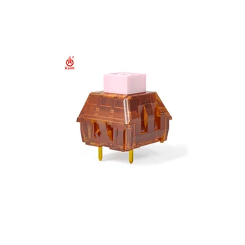 Kailh box коричнево-розовый переключатель, механическая клавиатура, аксессуары для компьютерных игр, 40gf