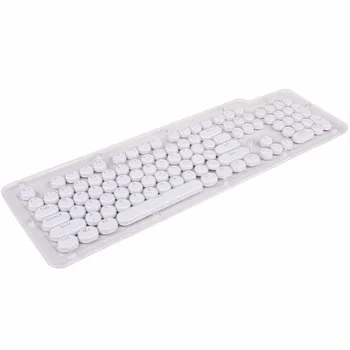 Круглые Механические колпачки для пишущей машинки для клавиатуры Cherry MX Outemu с двойной подсветкой в стиле стимпанк и съемником колпачка для клавиатуры