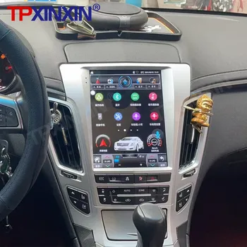Для Cadillac CTS Android 10 Автомобильный Стерео Автомобильный Радиоприемник с Экраном Tesla Radio Player Автомобильный GPS Навигатор Мультимедийное Головное Устройство