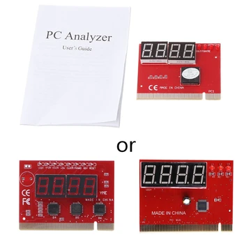4-Значный ЖК-дисплей PC Analyzer Диагностический Тестер материнской платы Post Card со светодиодом для ISA PCI Bus Mian Board