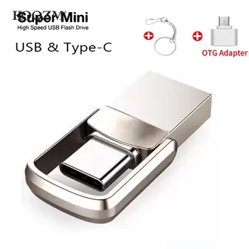 USB-накопитель 3,0 2 ТБ, двойной USB-накопитель, флешка, OTG TYPEC Memory Stick, флеш-накопитель