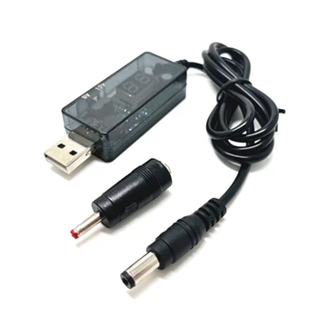 От 5 В до 9 В/12 В Кабель питания от USB до 5,5x2,1 мм Разъем USB 5,5x2,1 мм разъем 3,5x1,35 мм Кабель-адаптер Зарядного преобразователя