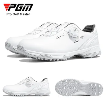 PGM, женская водонепроницаемая обувь для гольфа, Женские легкие Кроссовки со шнурками и пряжкой, Женские дышащие нескользящие кроссовки