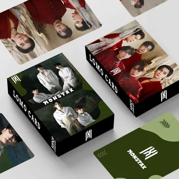 54 шт./компл. Kpop Monsta X Lomo Card Фотокарточка Группа Новый Альбом Fanasia Открытка HD печать фотоальбома K-pop lomo card