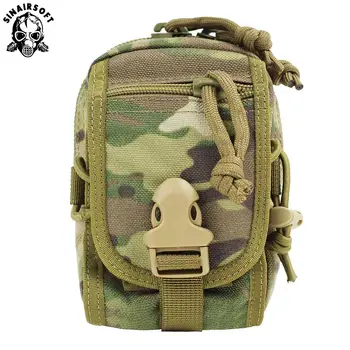 SINAIRSOFT, Тактический чехол Molle, Поясная сумка, Маленький карман, Военная сумка для Бега, Походные сумки, Кошелек для мобильного телефона, Путешествия